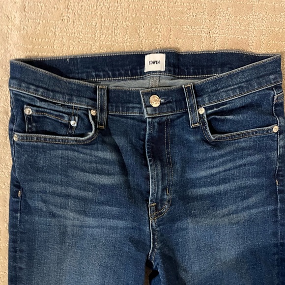 Edwin Women's Dark Blue Jeans size 28 - Picture 2 of 5